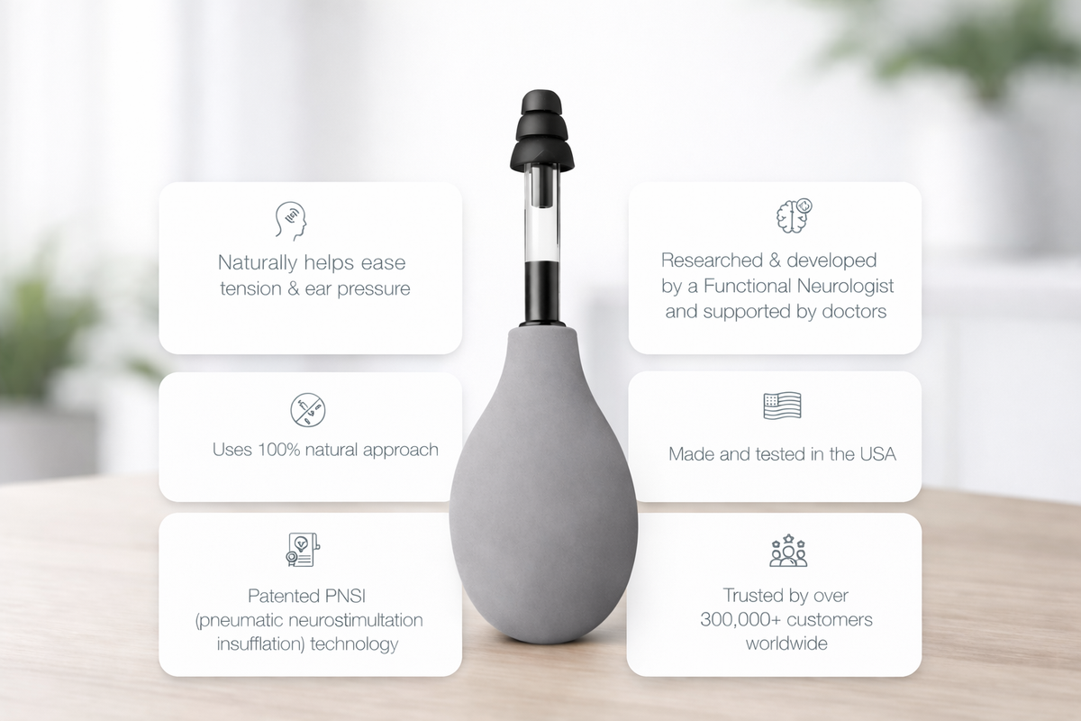 Ear Pressure Relief Tool for Headache